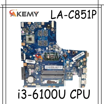 SAMXINNO Lenovo IdeaPad 500-15ISK LA-C851P Laotop Mainboard LA-C851P Plokštė su i3-6100U R7 GPU