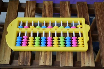 Skristi AC Žaislas - 11 Granulių Mini Veiklos Rinkinį, spalvomis Abacus, Matematikos Skaičiavimo Kadrų (Amžius 3+) 2vnt/komplektas (Atsitiktinė Spalva)