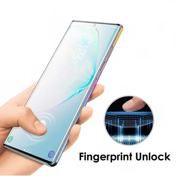 Skystis UV Klijai Stiklo Screen Protector For Samsung Note 20 Ultra UV Klijai Stiklo Plėvelė Samsung Galaxy Note 20 5G Note20 Ultra