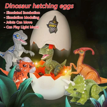Smart Paliesti Dinozaurų Kiaušinius, Kiaušinių Žaislas Indukcijos Šviesos Muzika, Modeliavimas Dinozaurų Žaislai Vaikams Švietimo Montessori Žaislas