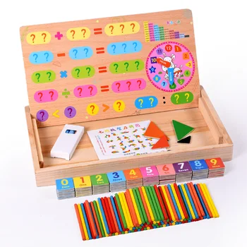 Spalvinga Bambuko Skaičiavimo Lazdelės Vaikų Žaislų Montessori Mokymo Priemonių Skaičiavimo Lazdele Darželio Matematikos Mokymosi Švietimo Žaislas