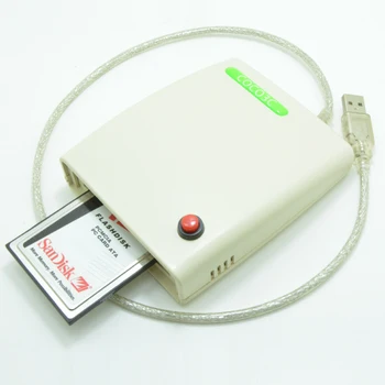 Su jungikliu ir talpyklos ATA PCMCIA Atminties Kortelių Skaitytuvas 68PIN USB 2.0 CardBus Adapteris