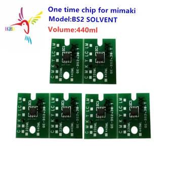 Suderinamumas 440 ml BS2 TIRPIKLIS vienkartinio Naudojimo Chip Mimaki JV33 Spausdintuvo Vieną Kartą Chip BS2 TIRPIKLIS Mimaki Spausdintuvo JV33