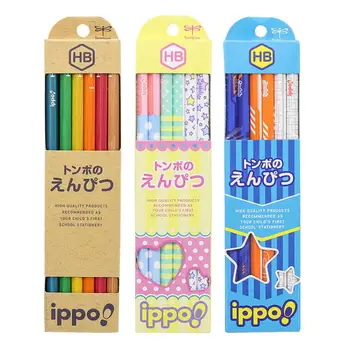 TUNACOCO 12pcs/daug 2B/HB TOMBOW mediniai švino pieštuku Japonijos raštinės reikmenys pieštukų rinkinys, skirtas mokyklos raštinės reikmenys bb1710143