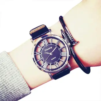 TZ#502 Prabanga moterų Kvarciniai laikrodžiai Paprastas, stilingas, unikalus tuščiaviduriai žiūrėti Suknelė Moterims Watch Laikrodis
