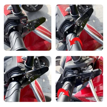 Universalus Motociklas tempomatas Padėti Droselio Apkaba su guminiu Žiedu Rankenos Motociklo