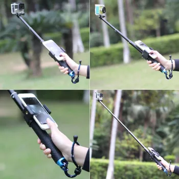 Universalus Selfie Stick Nešiojamą Ištraukiamas Polių Monopodzie Telefono Kamera Selfie už Eikite Pro 