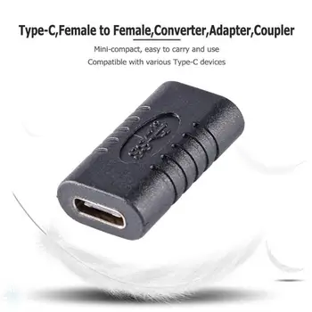 USB 3.1 Tipas-C Moterų ir Moterų Jungtis USB-C Konverteris Adapteris Jungties Duomenų Adapterio C Tipo Įrenginį Konverteris Duomenų Adapteris