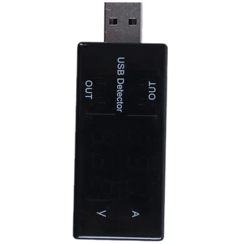USB Įkroviklis USB Apkrovos srovė Detektorius Testeris Baterijos bandymo įtampos elektros energijos tiekimo Ammeter Voltmeter