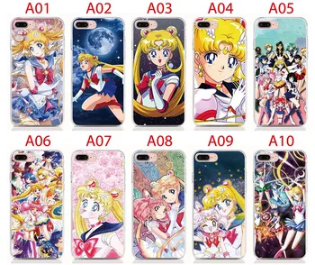 Už Elephone P9000 P8000 C1 P9000 Lite S7 S2 M2 R9 Minkštos Tpu Silikono Atveju Sailor Moon Padengti Apsaugine Coque Shell Telefonas Atvejų