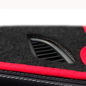 Už lifan x60 2011-2016 Dvigubo sluoksnio Silikagelio Automobilio prietaisų Skydelio Mygtukai Priemonė Platforma Stalas Išvengti Šviesos Kilimėliai Padengti Sticke