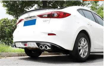Už Mazda 3 Axela Kūno komplektas, spoileris, 2017-2019 Už Axela ABS Galinis lip galinis spoileris Bamperio Difuzorius Buferiai Raštas