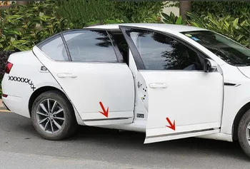 Už Skoda Octavia 2013-2019 Aukštos kokybės nerūdijančio plieno korpusas Apdailos juostelės Anti-Rub apsaugos Apdaila, Automobilių stilius