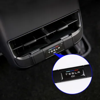 Už Tesla Model 3 2018 2019 2020 Galiniai USB Apsauginis Dangtelis nuo Dulkių Dangtelis USB Apsauginis gaubtas, Automobilio Interjero Priedai