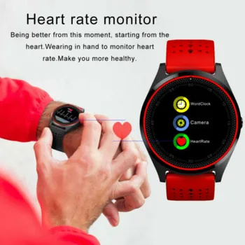 V9 Smart Žiūrėti SIM Kamera Sporto Apyrankę Širdies ritmo Telefono Mate 