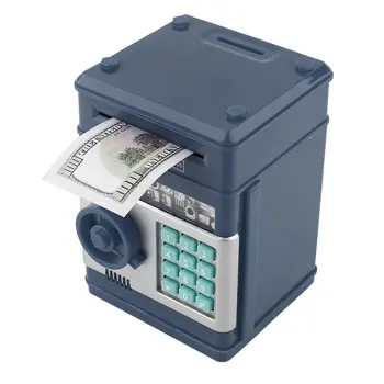Vaikams, Cartoon Elektroninių Pinigų Banko Saugumo Piggy Bank Mini ATM Slaptažodį, Monetų, Pinigų Taupymas Smart Box Balso Žaislai