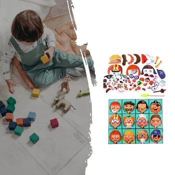 Vaikų Smart Magnetinis Knygų 3D Galvosūkiai Smegenų Mokymo Žaidimas Dėlionė Švietimo Žaislai Vaikams Kalėdų Dovana