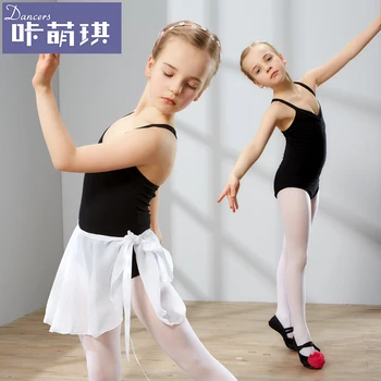 Vaikų Šokių Mergaičių Uniformos Dvigubos Kilpos Baby Dirba Vaikų Gimnastikos Kostiumėlį lotynų Šokių Baleto Spektaklis B-3352