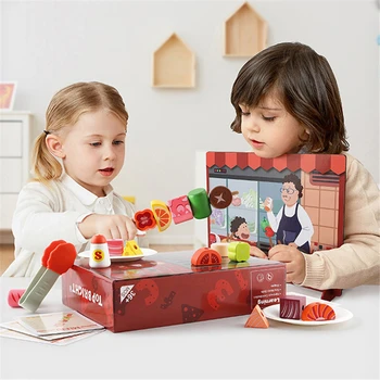 Virtuvės Žaislų Rinkinys Vaikams Modeliavimas Maisto Apsimesti Žaisti Virimo Žaisti Namas, Virtuvės Reikmenys Laišką Įspūdį Pažinimo Vaikai Virėjas