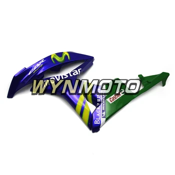 Visą Purvasargiai Honda CBR600RR F5 2007-2008 Metų Įpurškimas, ABS Plastikas F5 07 08 Kūno Rinkiniai Sportbike Apdanga Mėlyna Žalia Panelė