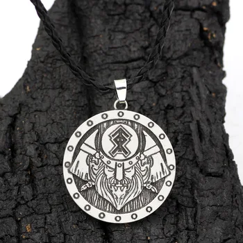 Vyrai Padidinti Vikingų kariai Dievų Senovės Rus pakabukas Rune Tikroji Meistrų Amuletas Viking Valknut Karoliai Pakabukas