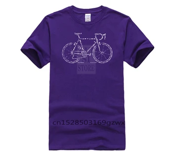 Vyrai Spausdinimo trumpomis Rankovėmis Marškinėlius tendencija dviračių Vyrai Moterų Cool Retro Asmeninį Tee Sporto vyro marškinėliai