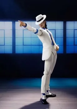 Vyrų Dievo Michl SHF Michael Jackson Sklandžiai Baudžiamosios Moonwalk Anti-gravity Action Figure Modelis Žaislas, Lėlė Garažo Rinkinys Apdaila