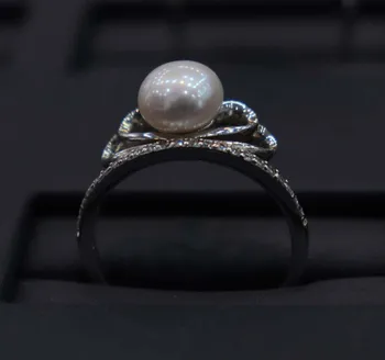 WOW stiliaus Derinys 12 vnt sterlingas sidabro žiedai jūros vandens ir gėlo vandens perlų papuošalai moterims