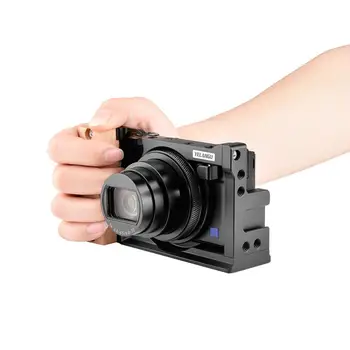 YELANGU C12 lengvas Studija DSLR Fotoaparatas Narve Būsto Atveju Šaltas Batų 1/4 ir 3/8 srieginių tvirtinimo taškai Sony RX100VII