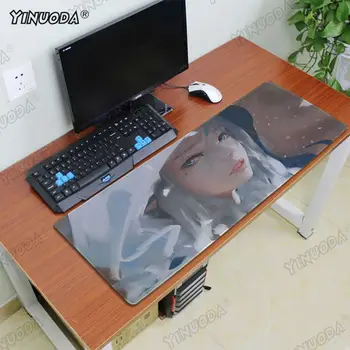 Yinuoda Naujo Dizaino Wlop anime mergaitė Žaidimų Žaidėjas stalas laptop Guma Pelės Kilimėlį žaidimų Kilimėlis PC Laptop Notebook