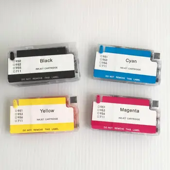 YOTAT Visą dye ink daugkartiniai rašalo kasetė HP950 HP951 naudojama 
