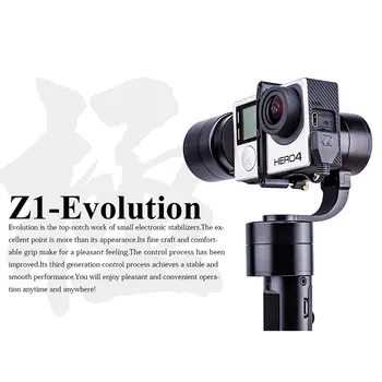 Z1-Evoliucija Zhiyun trijų ašių nešiojamą gimbal Fotografijos Gimbal Jutiklis kamera, Laikiklis Priedai
