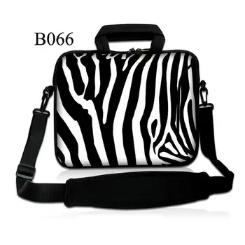 Zebra Stripes Nešiojamojo kompiuterio Krepšys 13.3 14 15.6 16 Notebook Case Sleeve For Macbook Xiaomi Oro Pro hp13 15 Peties Portfelis Moterų Krepšiai