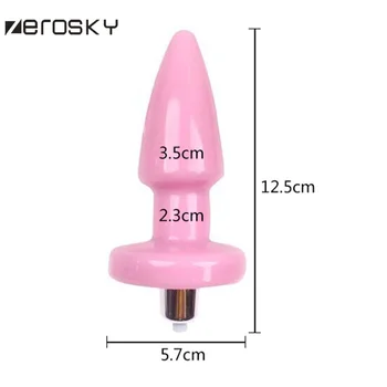 Zerosky Mini analinis vibratorius plug klitorio vibracijos erotinis sekso žaislas butt plug vibruojančiu prostatos massager suaugusiųjų žaislai vyrams