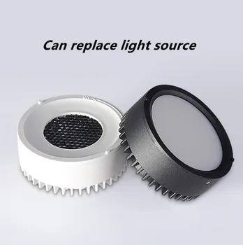Įterptųjų sulankstomas sukasi žemyn šviesos 7W COB LED lubų dėmesio AC110 ~ 220V LED apšvietimas patalpų apšvietimas