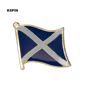 Škotija Blue Metalo Vėliavos Atlapas Pin Emblemos Drabužių Dėmės Rozety Papierowe Piktogramą Kuprinė KS-0241
