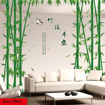 Žaliasis Bambukas Kinų Siena Lipdukas Stilius 