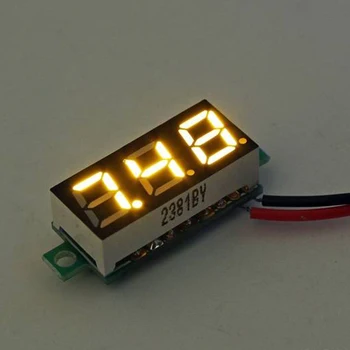 0.28 Colių Praktinių Tikslių Bandymų DC Matavimo Mini Nešiojamos Namuose Įtampos Digital Voltmeter