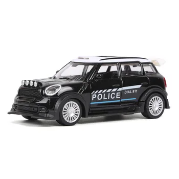 1:32 Modeliavimas Policijos Serijos Automobilio Modelį Traukti Atgal, Metalo Diecasts VISUREIGIS Sporto Transporto priemonės Lenktynių Kolekcijos Žaislas Vaikams, Berniukai Y083