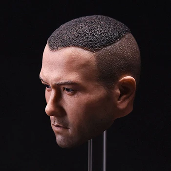 1/6 masto Azijos vyrų žmogaus galva skulptūra specialiųjų pajėgų T01 berniukas Peng Yuyan galvos drožyba modelį, 12