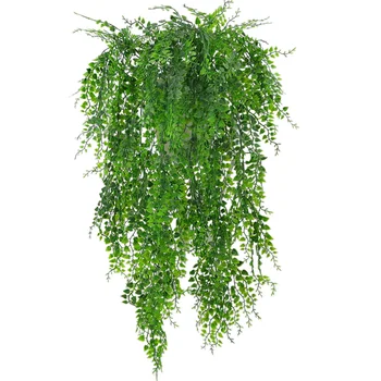1 Krūva 75cm Dirbtinis Ivy Vynuogių Žalia Augalų, Gėlių kompozicijų Užpildas Deco Modeliavimas Netikrą Gebenės Lapų Sienos Kabo Dekoro