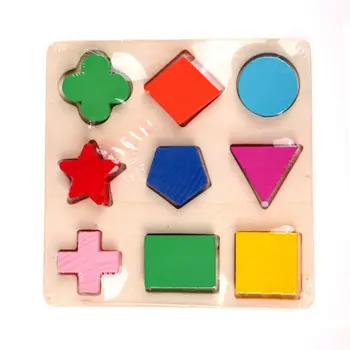 1 VNT 3 Modelius, Vaikams, Kūdikių Mediniai Mokytis Geometrijos Švietimo Žaislas Įspūdį Montessori Ankstyvo Mokymosi