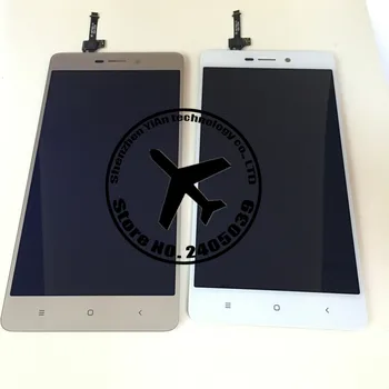 1 VNT Originalus LCD Ekranas + Touch skaitmeninis keitiklis Skirtas Xiaomi Redmi Hongmi 3 3 5.0 Colių 1280 x 720 MIXUEWEIQI