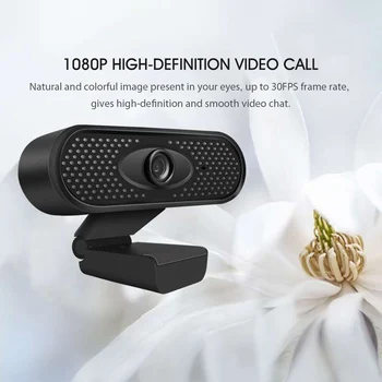 1080P Kamera, Vaizdo Skambinimo USB Web Kamera Įrašo-Kamera Internetinių Mokymo Studijuoja Vaizdo Pokalbių Web Cam Už Kompiuteris Notebook Laptop