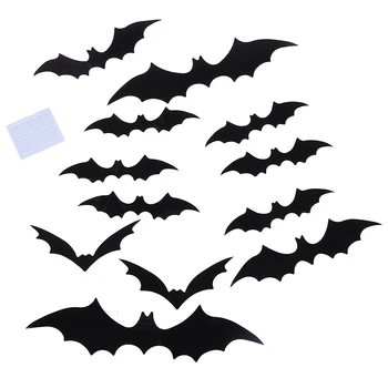 12Pcs/set 3D Juoda PVC Bat 