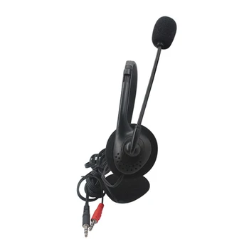 1PC 3.5 mm Žaidimų laisvų Rankų įranga Laidinė Stereofoninę laisvų Rankų įrangą, Triukšmo Panaikinimo Ausines Su Mic Nešiojamas Ausinės Stereo laisvų Rankų įranga Ausinės