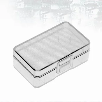 1PC Baterija Atveju permatomus Plastikinius Nešiojamų Apsaugos Praktinio Laikymo Dėžutė Baterijų Laikiklį už 9V Baterija Storaging