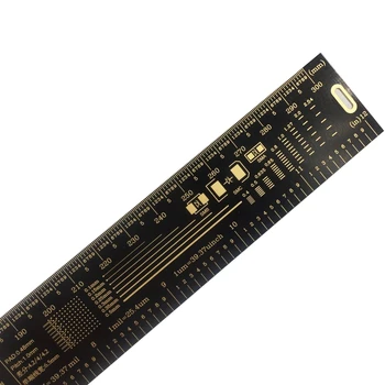 1Pcs 30cm Daugiafunkcinis PCB Valdovas Matavimo Priemonė, Rezistorius, Kondensatorius IC Chip SMD Diodų Tranzistorius Paketą Elektroninių Išteklių