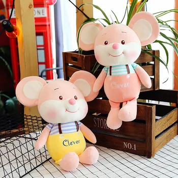 1pcs 35/45/55cm 2020 pelės metų talismanas pliušinis žaislas mielas Zodiako žiurkės lėlės Pelės Lėlės smart pelės gimtadienio dovana vaikų Dienos dovanų