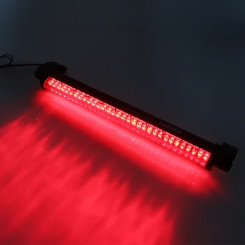1PCS Universalus 12V LED Additioal Stabdžių Šviesos Juosta Raudona Automobilis Trečiasis Stabdžių Žibintas LED Auto Sunkvežimių Galiniai Stabdymo Signalo Lemputė, Stovėjimo aikštelė